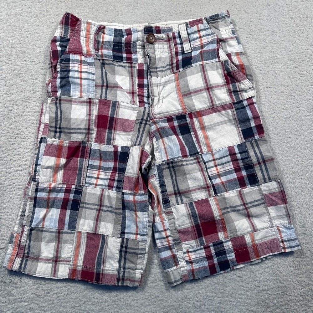 Urban Pipeline Patchwork Plaid Shorts Kids Size 12 MultiColor Retro Skater 2010s
